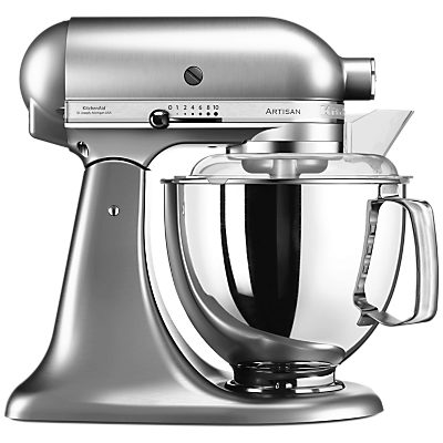 KitchenAid 175 Artisan 4.8L Stand Mixer Brushed Nickel